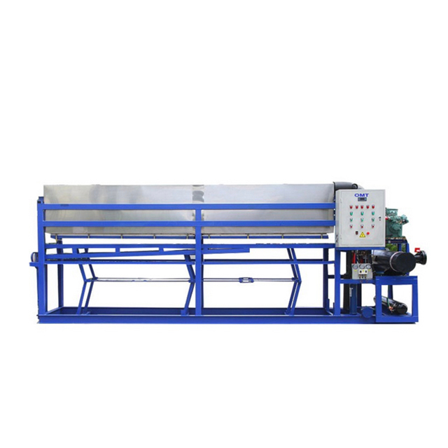 máquina de hielo en bloque